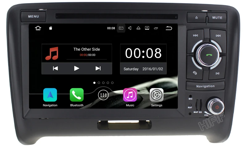 Excellent IPS 1024*600 Octa Core Android 8.0 Car DVD Player for AUDI TT 2006-2013 GPS Navigation Radio RDS Stereo System 4GB RAM 32GB ROM 2