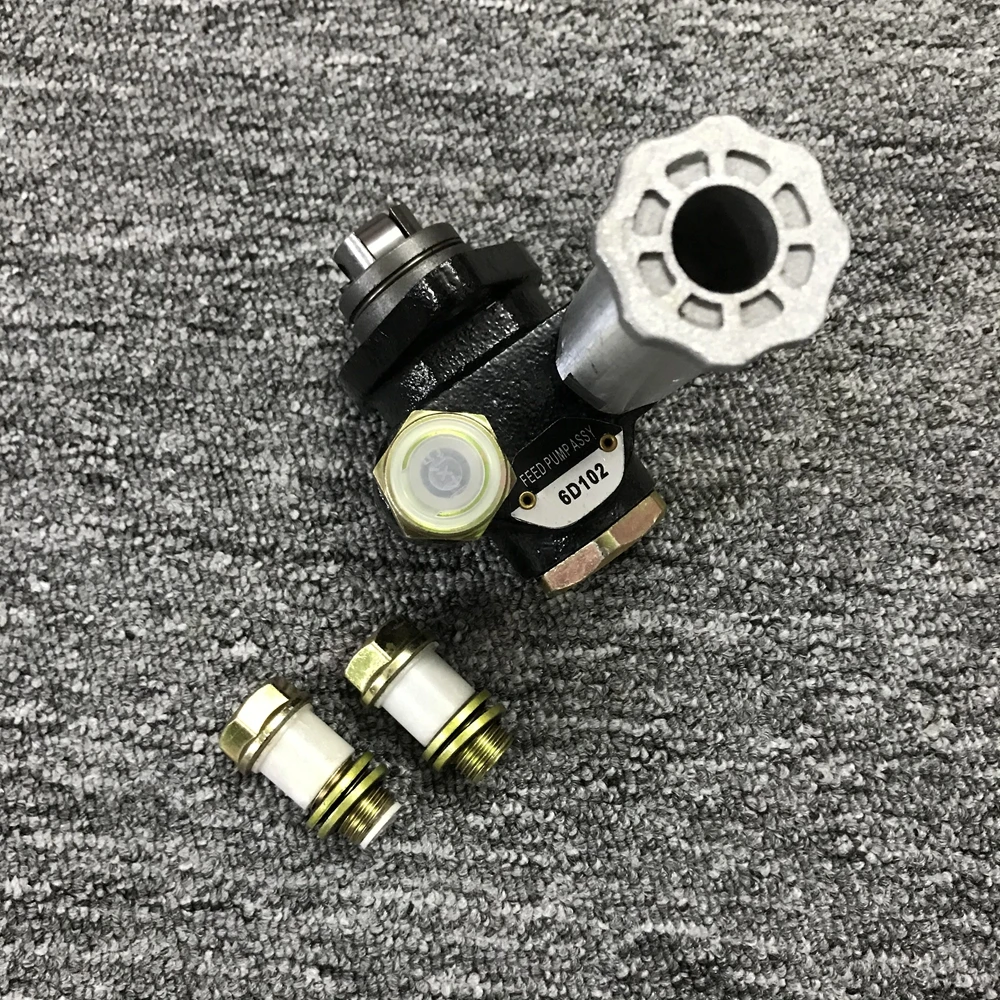 Подходит для экскаватора Komatsu PC200-6/6D102, ручной масляный насос двигателя, топливный pumb Assy - изображение