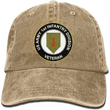 Армейский 1-й стрелковой дивизион подавленный Ветеран унисекс взрослый регулируемый Дальнобойщик папа Кепка(1