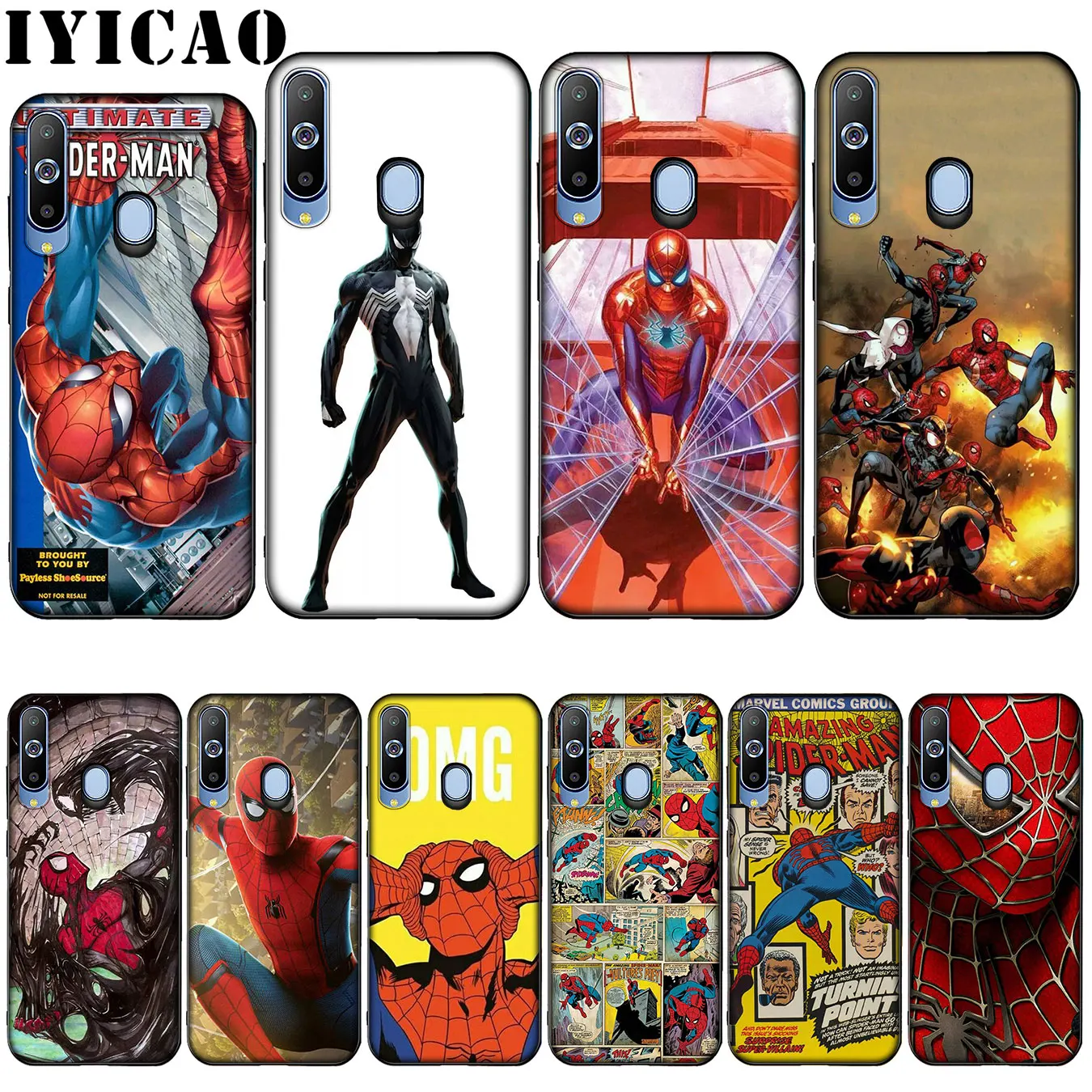 Силиконовый мягкий чехол IYICAO для Samsung Galaxy A10 A30 A40 A50 A70 M10 M20 M30 |