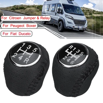 

5 6 Speed MT Car Gear Shift Knob Sports Lever Handball For Citroen Jumper Relay for Peugeot Boxer for Fiat Ducato 2002-2014