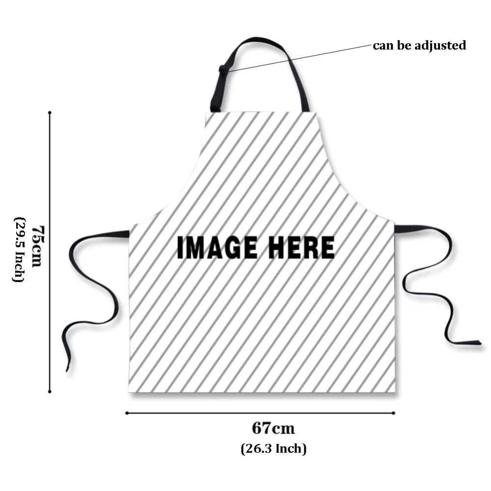 FORUDESIGNS Flowers Dachshund Print Couple Cooking Apron Baking Cooking Restaurant Accessories Custom Women Kictchen Apron