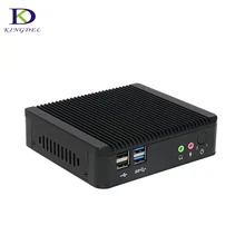 Celeron J1900 Quad Core Мини-безвентиляторный ПК Intel HD Graphics 2.0 ГГц Windows 7 неттоп компьютер с HDMI VGA 2 * lan 2 * USB3.0 Desktop