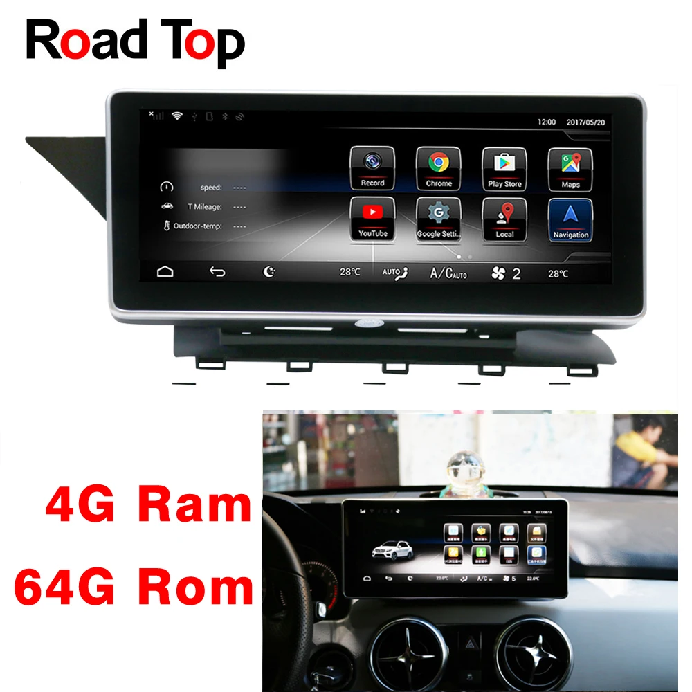 

10.25" Android Display Car Radio Multimedia Monitor GPS Navigation Head Unit for Mercedes Benz GLK 200 220 280 250 300 320 350