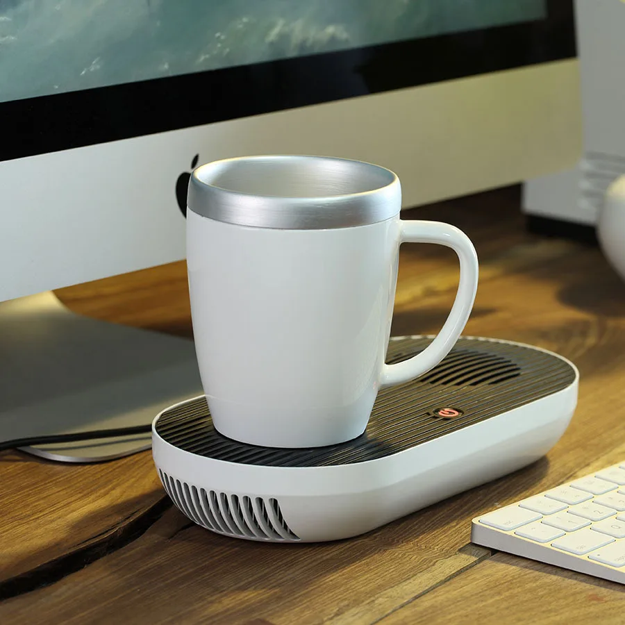 Cupcooler Upgrade Heating Dual-Use Office Smart Heating Cup Refrigeration Hot Cup Cup Warmer