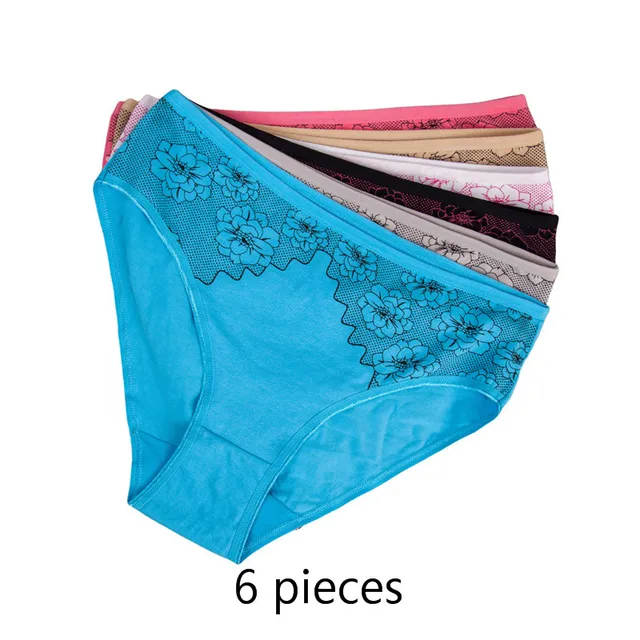 YOUREGINA Brand Woman Underwear Cotton Sexy Panties Plus Size Ladies