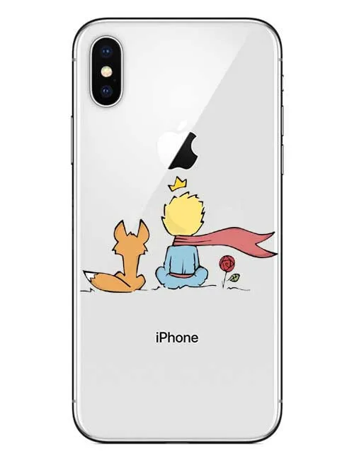 Прозрачный жесткий чехол для iPhone 5 5S SE телефона с рисунком Маленького принца