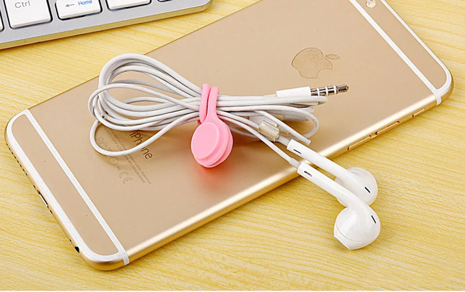 3PcsPack Earphone Cord Winder Cable Holder Organizer Clips Multi Function Durable Magnet Headphones Winder Cables Drop Shipping (12)