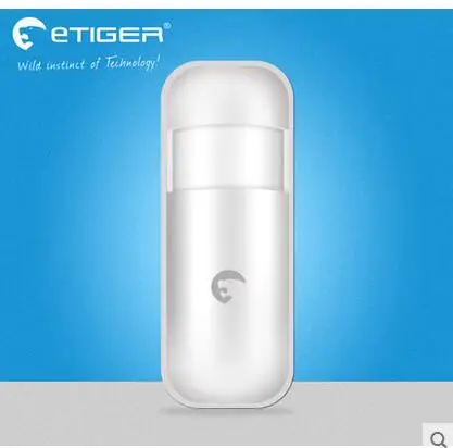 Big discount 433Mhz Etiger wireless curtain PIR motion movement detector work with S4 font b Alarm