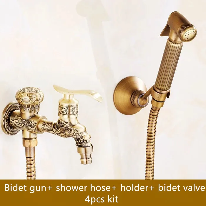 Buy Brass antique bidet shower kit bathroom antique