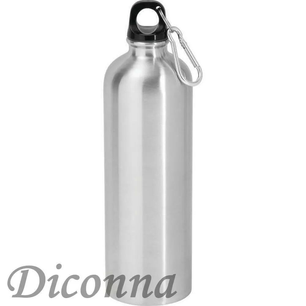 Stainless Steel Water Bottle Vacuum Insulated Double Wall Sports Gym Metal Flask 