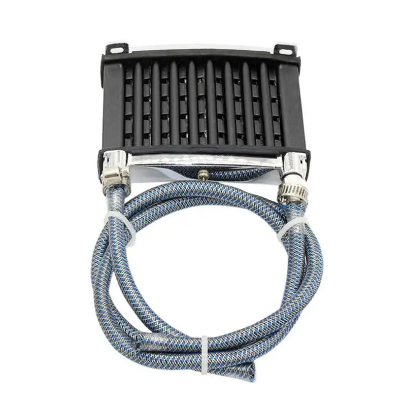

Motorcycle Aluminum Engine Oil Cooler Cooling Radiator Kit For 50cc 70cc 90cc 110cc 125cc Horizontal Engine Dirt