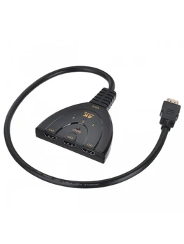 

4K*2K 3D Mini 3-Port HDMI Switch 1.4b 4K Switcher HDMI Splitter 3 in 1 out
