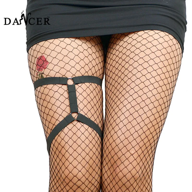 Fetish Wear Leg Garter Belt Harajuku Punk Leg Harness Socks Suspender Belt 90's Harness Belt p0030 Fetish Wear Leg Garter Belt Harajuku Punk Leg Harness Socks Suspender Belt 90's Harness Belt p0030