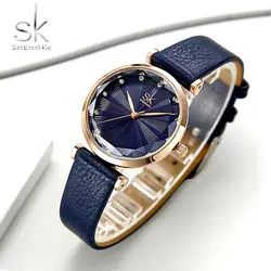2019 новые модные женские бриллианты наручные часы кожаный ремешок для часов Топ Элитный бренд дамы Женева Кварцевые часы relogios feminino