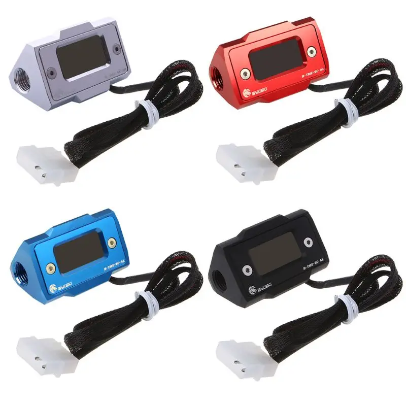 

Temperature Meter Water Cooler System LED Digital Display Double G1/4" Thermometer Sensor Fitting