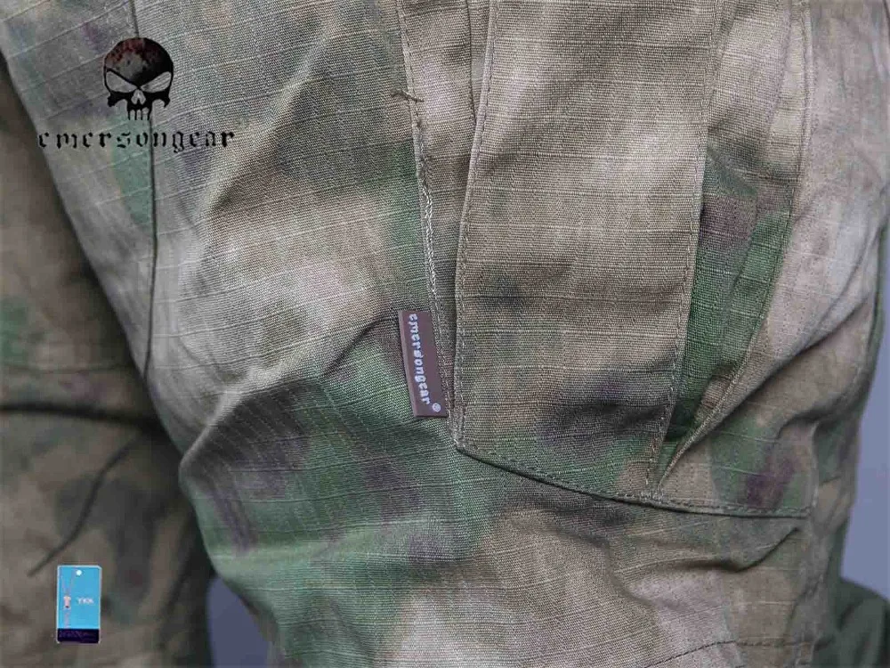Мужские военные охотничьи БДУ штаны EMERSON Combat G3 тактические штаны с наколенниками мультикам Тропик AOR2