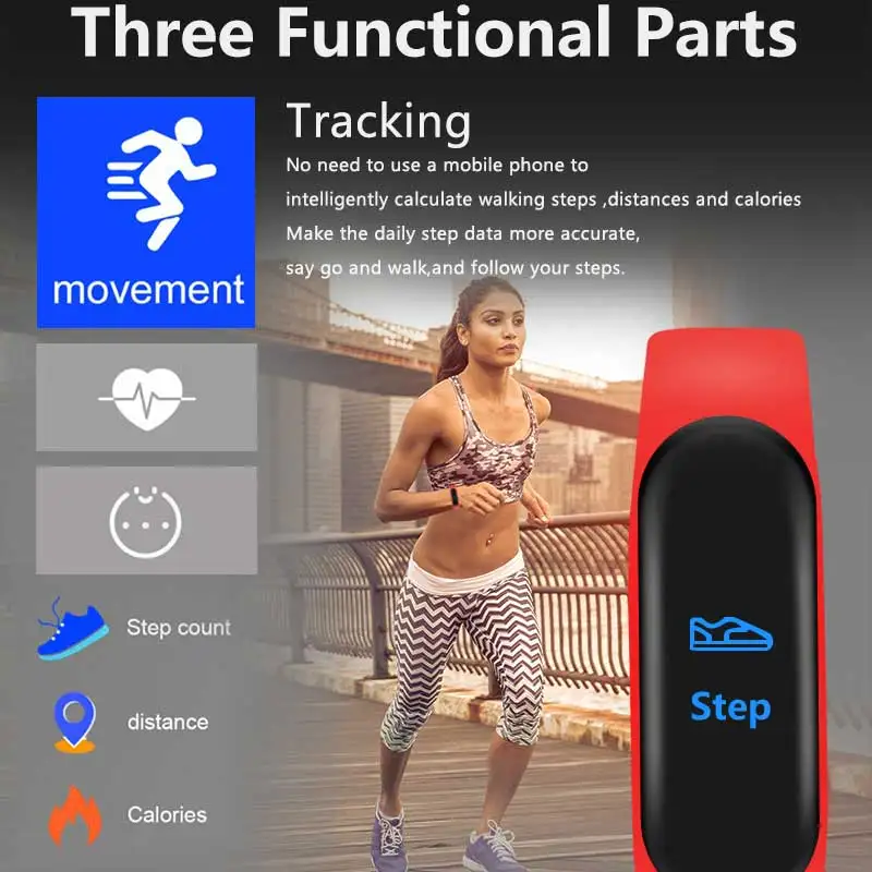 Dorze M3 Смарт часы монитор сердечного ритма фитнес трекер Smartwatch цветной экран