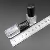 1PC X 5ml Empty Nail Polish Bottle Clear Glass With Mixing Ball Clear Black White / Matte Balck 5 ML NEW 17.5MMX45MM *FD332-334 2