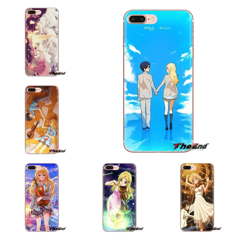Прозрачные мягкие чехлы для Oneplus 3T 5T 6T Nokia 2 3 5 6 8 9 230 3310 1 7 Plus 2017 2018 Your lie in April Anime Art |