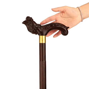 

The old mahogany wood stick quality elderly wooden stick wings leading crested stick personalized lettering telephone