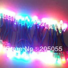 25 шт. DC5V WS2811 пиксельный узел 12 мм Диаметр 25 узел/Коллона полноцветные цифровые рассеянный RGB доступный led punctiform из водонепроницаемого материала