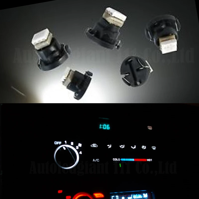 WLJH T4.7 Neo клиновидный светодиодный светильник A/C для контроля климата Dodge Ram 1500 Van