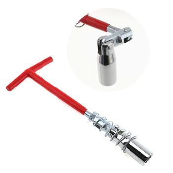 

Universal 16mm T-Handle Spark Sleeve Socket Wrench Spanner Hand Tools with Spring and Galvanized Surface for Car Repair