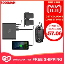 

Multi-function 8000mah Portable USB Mobile Power For DJI Mavic Air/Pro/Spark Drone Battery Remote Control Power Bank Charger