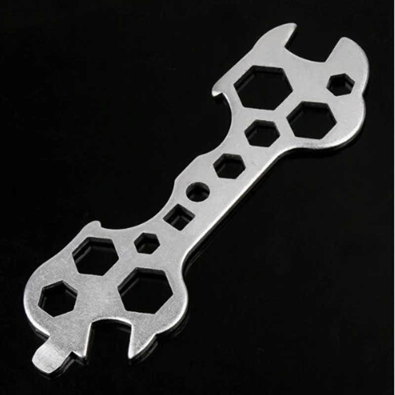 

15 in 1 Practical Multi Functions Bicycle Cycling Bike Flat Hexagon Wrench Set Steel Hexagon Spanner Hand Repair Tool Kits
