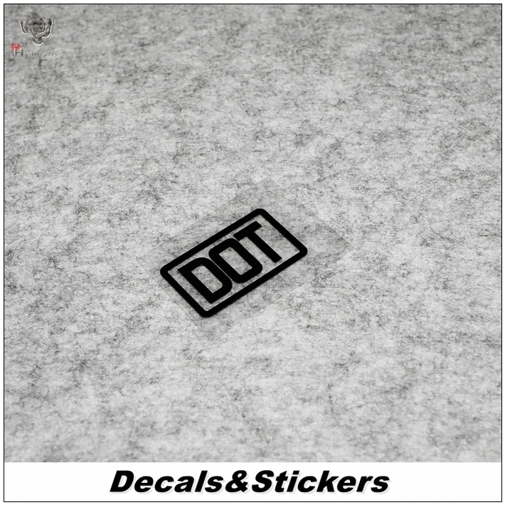 

NO.S010 DOT Helmet 3M Reflective Caution Stickers Car Helmet Sticker Waterproof Decals Racing Motorcycle