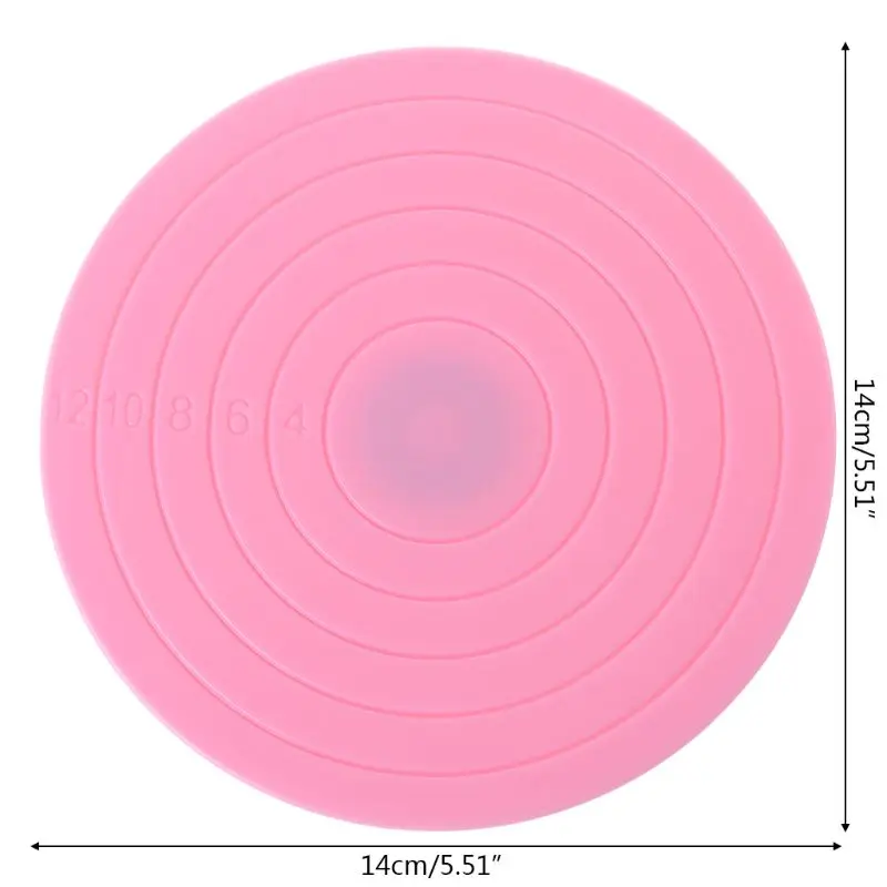Торт Поворотный Стол пластиковые противоскользящие Стенд держатель повернуть размер платформы весы Дисплей