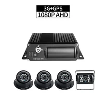 3g+ gps 4CH AHD 1080 P Мобильный DVR ПК/телефон удаленный монитор gps трек+ 4 шт. 2.0MP камера для такси автобус, транспортное средство видеонаблюдения