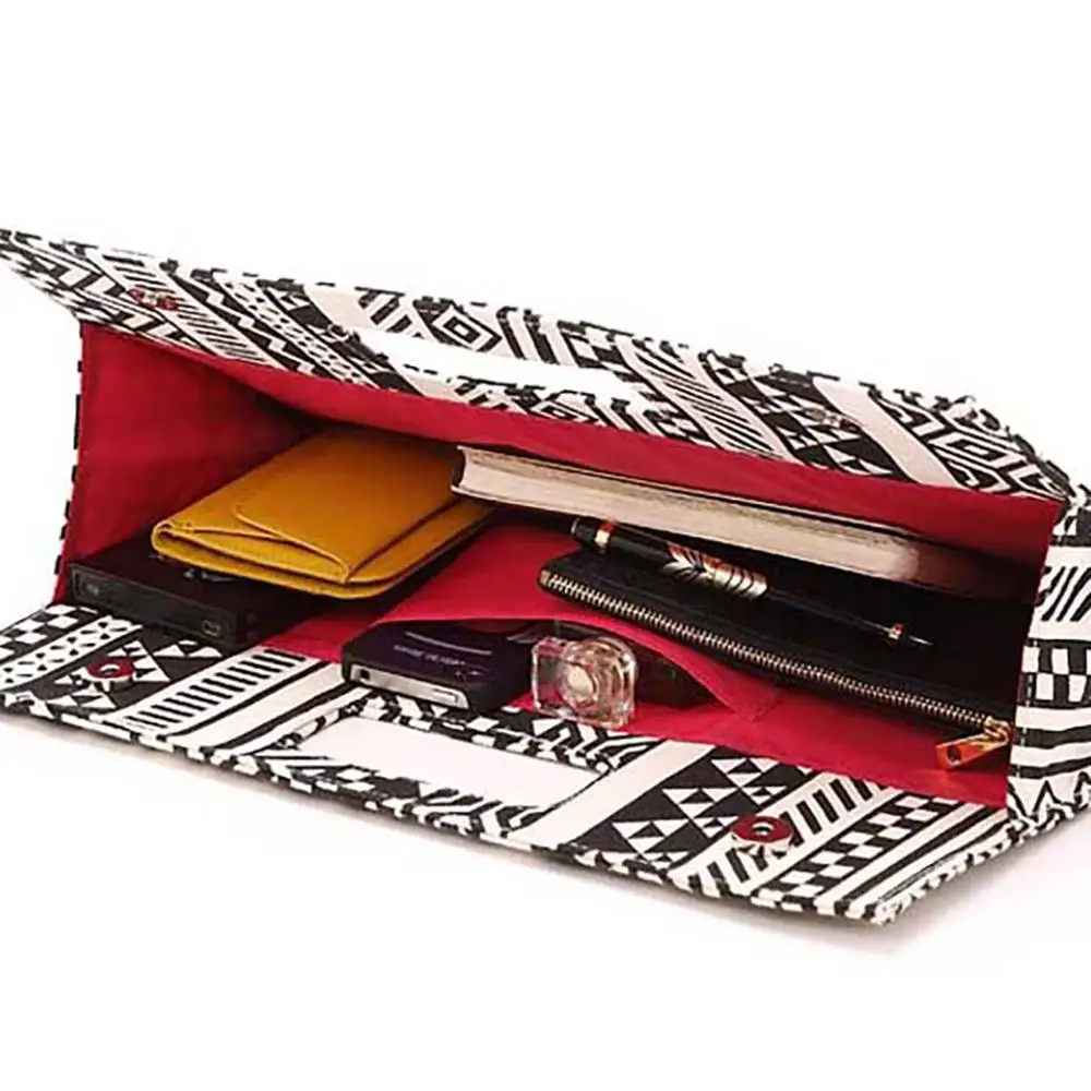 

Canvas Multifunction Briefcases Suitcase Card For Women Office Outdoor New Wild Geometric Pattern Atmospheric Canvas Clut c510