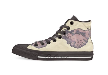 

Friends Forever Design breathable Casual High Top lace-up Canvas shoes sneakers