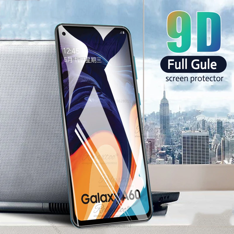 9D изогнутое закаленное стекло для samsung galaxy A60 A70 A50 защитная пленка на экран 60 50 70
