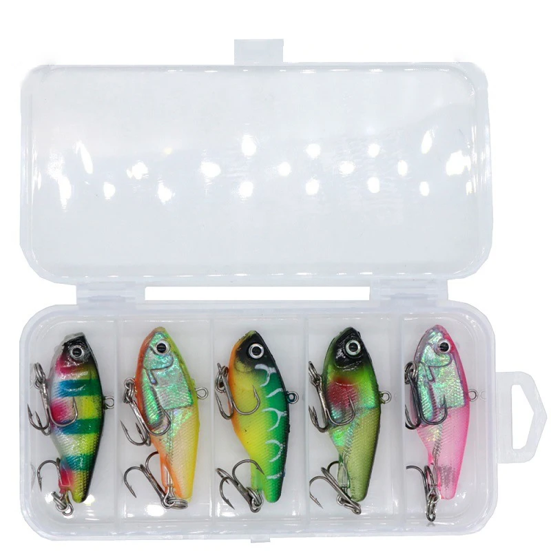  Fishing VIB Lead Soft Lures Tackle Fishhooks 4.8cm 13g Artificial Swim Bait with Treble Hook Crankb