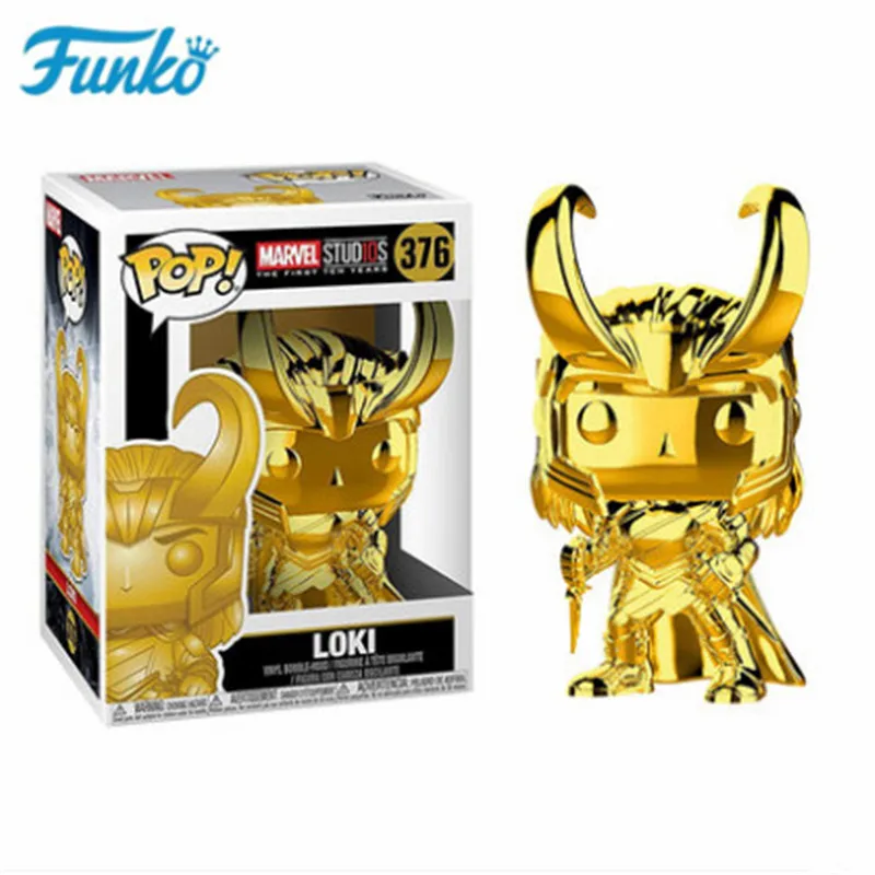 Виниловая кукла FUNKO POP с героями Marvel на 10 ю годовщину Черная пантера Железный