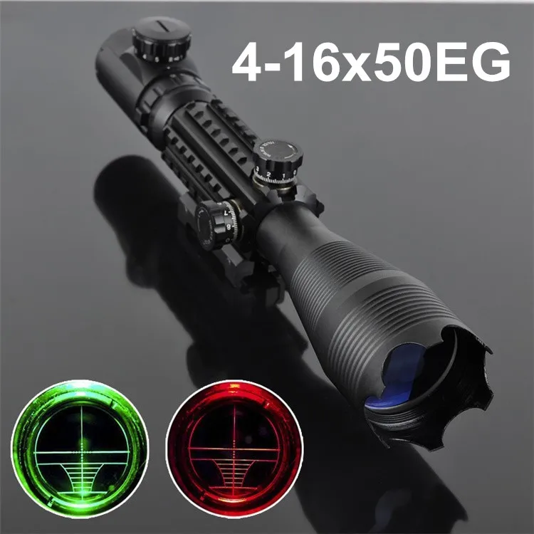 

1pc Optics Gun-sight 4-16X50 EG LLL Scopes Air Rifle Gun Riflescope Outdoor Hunting Telescope Rifle High Reflex Scope