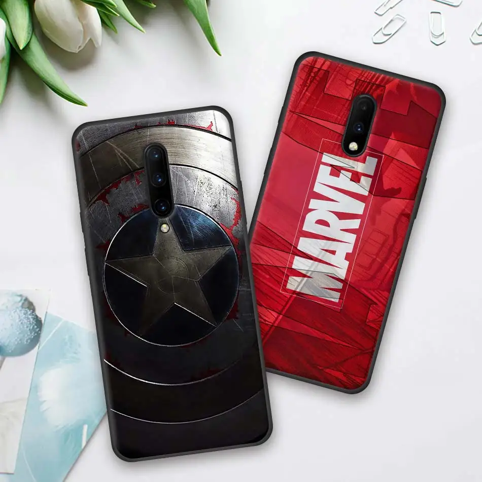 Marvel Супергерои из “Мстителей” силиконовый чехол для телефона для Oneplus 7 7 Pro 6 6T Мягкий ТПУ чехол для Oneplus7 7Pro черный чехол