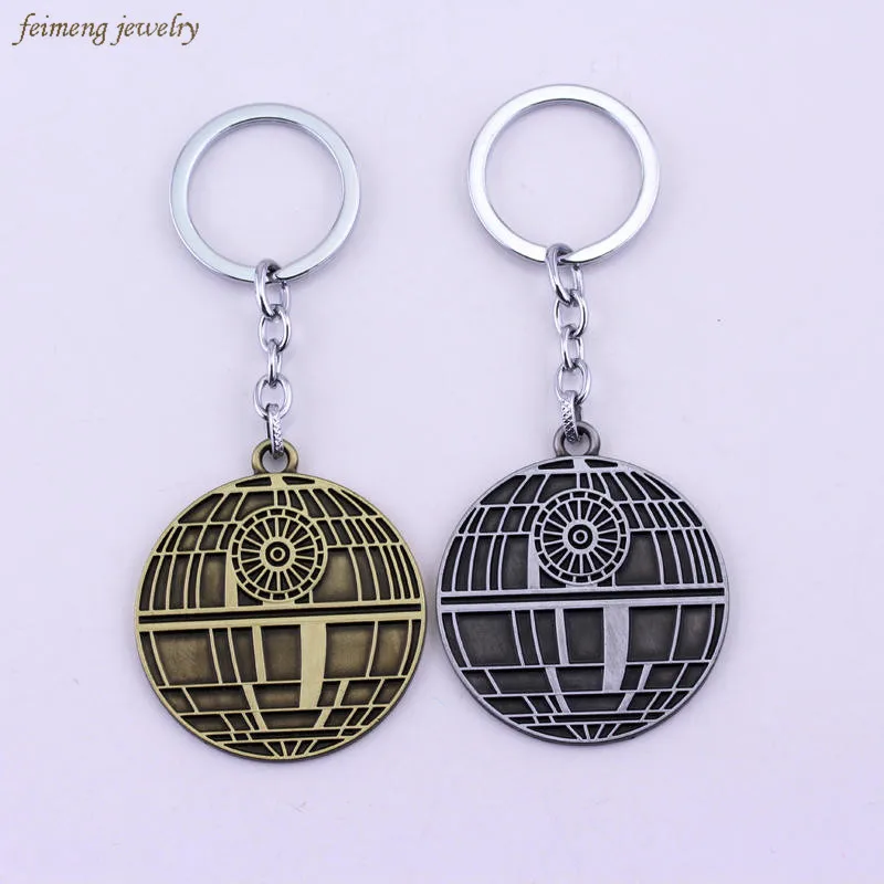 

Star Wars Death Star Enamel & Metal Key Chain Keychain Powerful and Formidable Super Weapon Keychain Car Key Holder