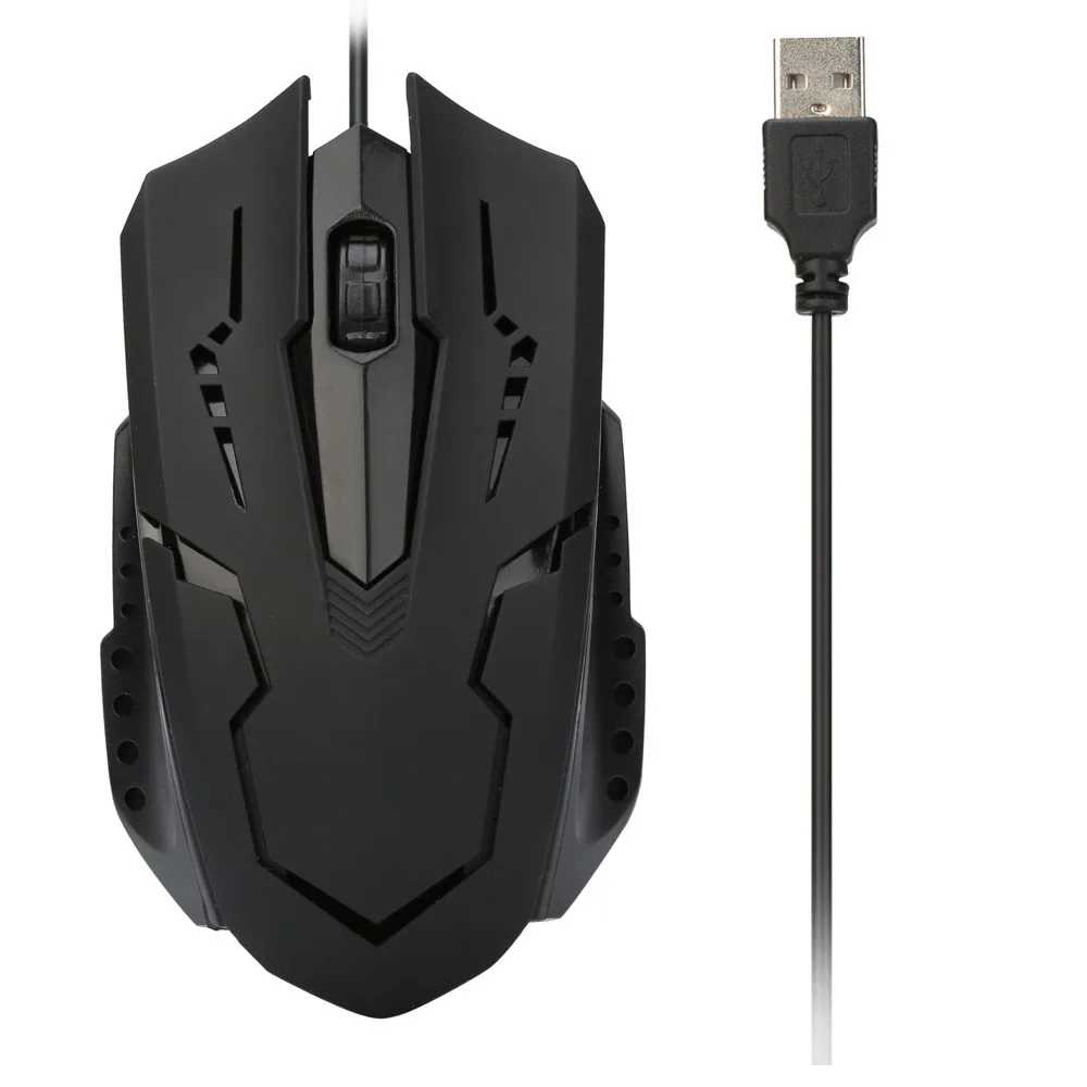 

2017 1200 DPI Optical Wired Mouse Mice USB Gaming Mouse Gamer for PC Laptop Computer Rechargeable Dropshipping