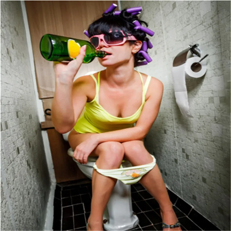 WP003-Sin-Marco-Pintura-Al-leo-Cuadros-para-WC-Creativo-Arte-de-La-Pared-Fotos-de