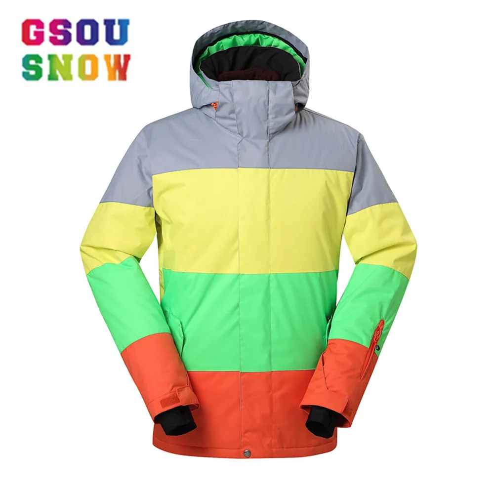 GSOU الثلوج الرجال التزلج سترة تنفس الفتيان الثلوج سترة عالية-Q التزلج على الجليد الدافئة سترة الذكور يندبروف GSOU الثلوج الرجال التزلج سترة تنفس الفتيان الثلوج سترة عالية-Q التزلج على الجليد الدافئة سترة الذكور يندبروف