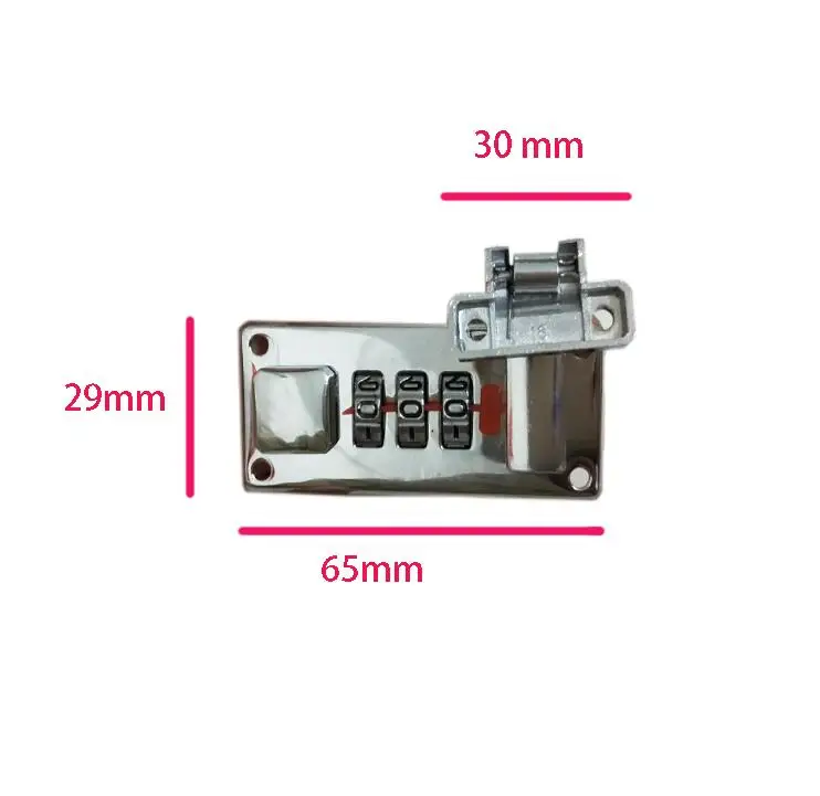 Багажный кодовый замок А5 мини правый чемодан, багажник, мебельный замок