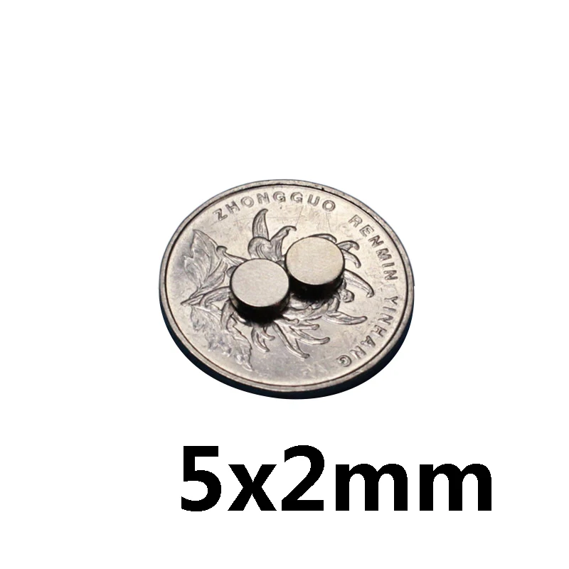 50 шт. 5x2 Неодимовый Магнит 5 мм x 2 мм N35 NdFeB постоянные маленькие круглые супер мощные сильные магнитные магниты диск