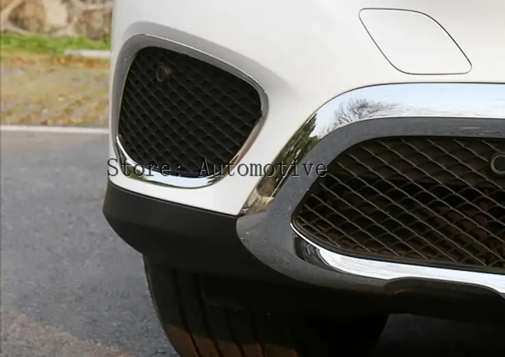 Для Mercedes Benz GLC X205 253 ABS передний и задний противотуманный светильник накладка- 4 шт