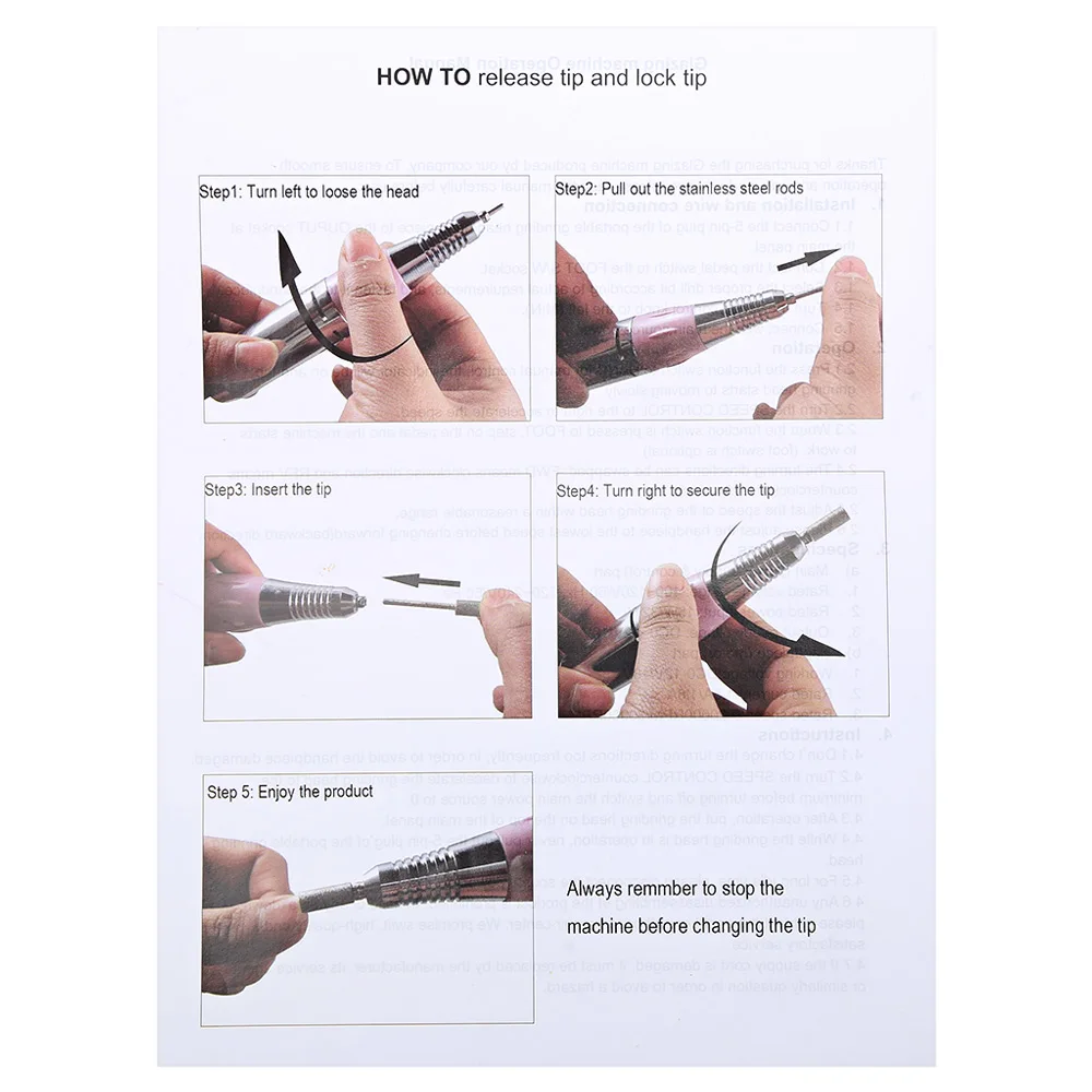 Máquina de Broca de Arquivo de Unha Arte do Prego Elétrica Manicure Predicure Completo Conjunto Acrílico Polisher Conjuntos 30000rpm Kit 13 High Quality Beleza e saúde