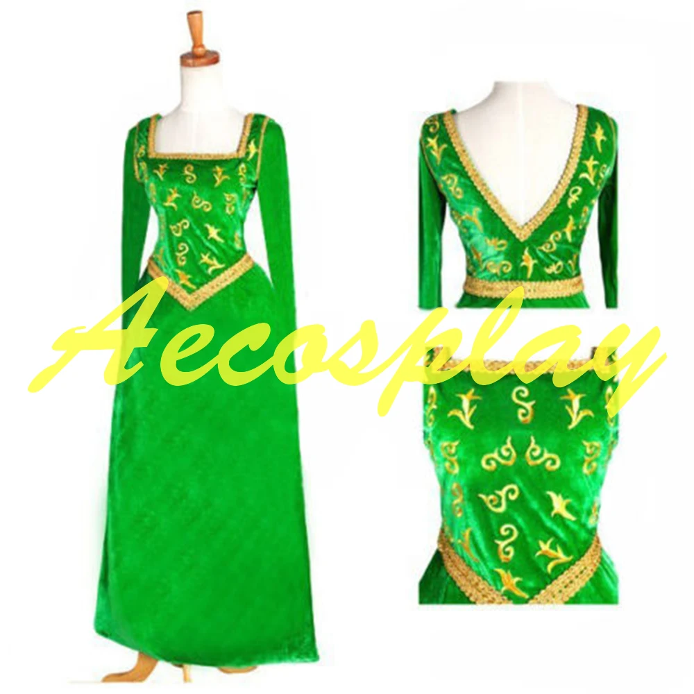 Платье Фионы принцессы Шрек на заказ костюм для косплея Хэллоуин|costume halloween|princess