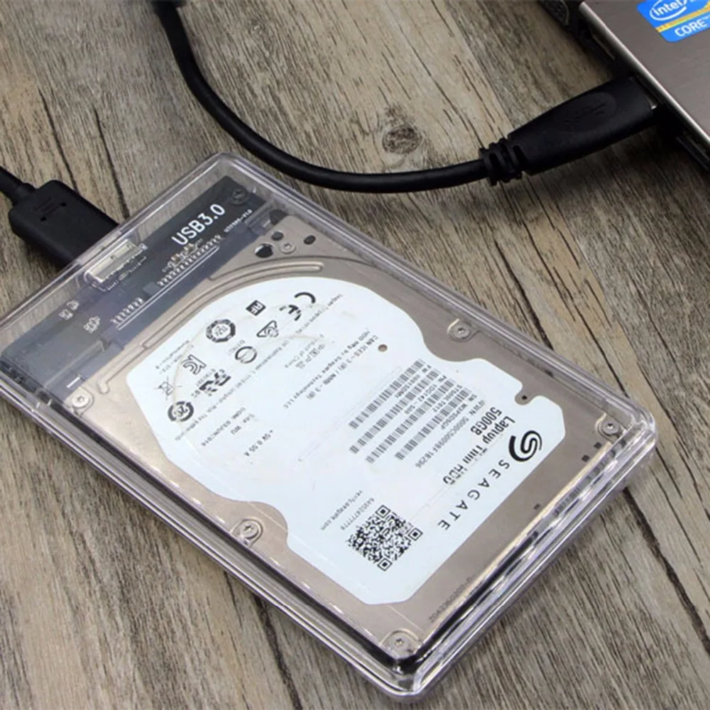 SOONHUA USB 3,0 type-C SATA Hd коробка HDD жесткий диск Внешний корпус HDD прозрачный корпус инструмент бесплатно 5 Гбит/с Поддержка 2 ТБ UASP